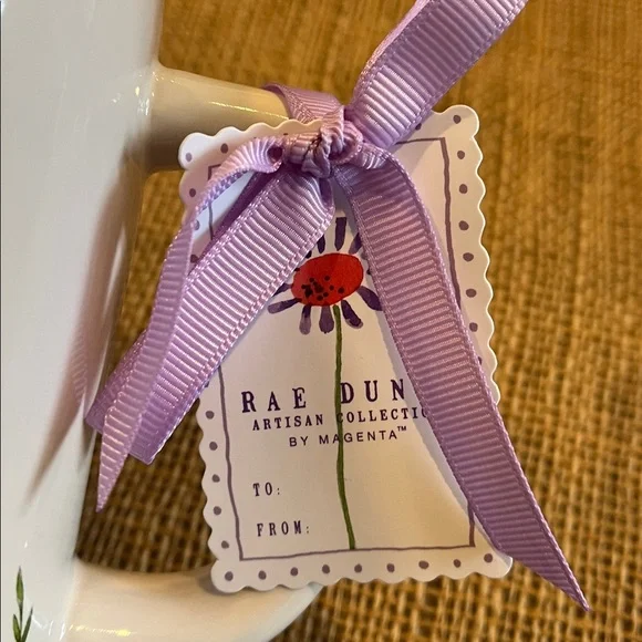 Rae Dunn White Floral Ceramic Mimi mug - Picture 2 of 4